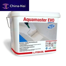 Fiber-reinforced liquid waterproofing AQUAMASTER EVO protectionpatiofor swimming pool