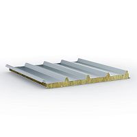 Pitched roofing panel EuroWool RWgalvanised steelsheet steelmetal look