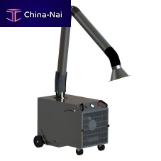 Mobile fume extractor PFC8weldingcartridgewith extraction arm