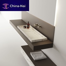 Semi-recessed washbasin 004Solid Surfacemarblecustom