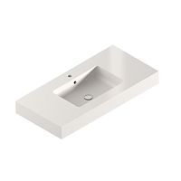 Countertop washbasin evita SSilestone®with counter1-hole