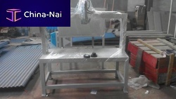 Forming press for textiles