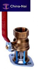Ball valve Check-Trol leverisolationdrain