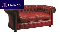 Chesterfield sofa 800fabricred4-seater