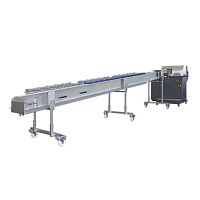 Belt conveyor pelletizer EBGdry strandfor polymersfor pharmaceutical applications