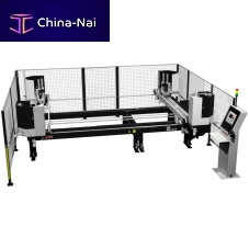 Multi-head welding machine MK 2010PLC-controlledstandalonefor profiles