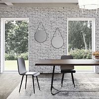 Contemporary chair SALLYindoorvelvetleather