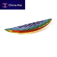 Murano glass centerpiece GONDOLA IRISfor officefor hotelfor restaurant