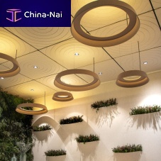 Hanging sound-absorbing panel CIRCULARPETother shapesblue