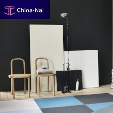 Contemporary dining chair SIROoakfabricleather