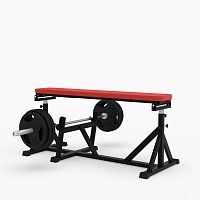 Flat weight training bench BX90