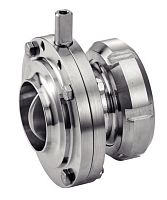 Butterfly valve 61314for liquid food products and beveragesstainless steelwith seal