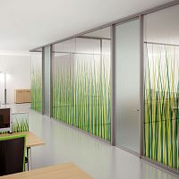 Fixed partition P900glazedcommercialfor offices