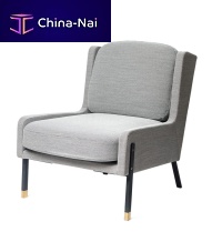 Contemporary fireside chair BLINKfabricupholstered