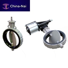 Butterfly valve VW 250leverpneumaticfor control