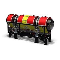 Rotary drum agitator DUCTA-SCREENfoundry core sand