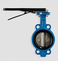 Butterfly valve leverwafercast iron