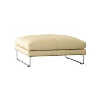 Contemporary ottoman BAND fabricsteelrectangular