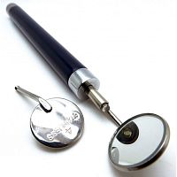 Dental mirror handle with light TI-03-1001