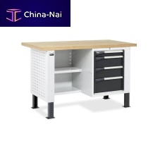 Wooden workbench Master BRassembly2-drawer3-drawer