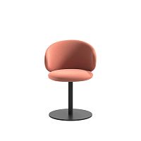 Contemporary chair Belle SA indoorfabricmetal base