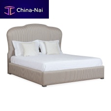 King size bed GALAtraditionalupholsteredwith headboard