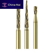 Dental burr CD seriesgoldcoateddiamond