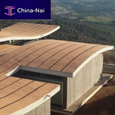 Ceramic roof system curvedinsulating panelcommercial