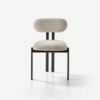 Contemporary chair Bay indoorfabricoak base