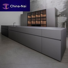 Stainless steel kitchen M3contemporarywoodenanodized aluminum