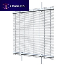 Sliding fastening system ROUND ROD EYEBOLTstainless steelfor facade claddingfor interior