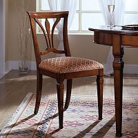 Traditional chair D 601indoorfabriccherrywood base