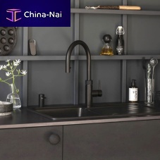 Countertop mixer tap QUOOKER FLEXstainless steelkitchen1-hole