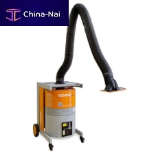Mobile fume extractor 65 650 AK 100activated carbon filterwith extraction armdust
