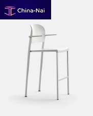 Contemporary bar chair BIO S BRindoorpolypropylenesteel base