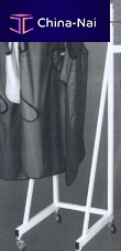 Mobile X-ray apron rack
