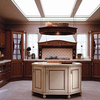 Traditional kitchen ANTICO CASALEwood veneerwoodenisland