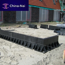 Precast ground beam