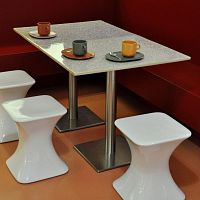 Contemporary table PIANI MOSCA CAFFEceramicsquarecontract