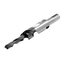Solid drill bit for plasticsfor compositesPCD