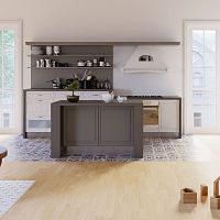 Traditional kitchen DOLCE VITAplywoodstoneisland