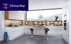 Contemporary kitchen TOPOS Cconcreteglasswooden
