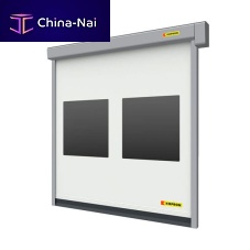 Roll up door FAST ROLLstainless steelfabricPVC