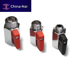 Ball valve 130110 manualminiaturenickel-plated brass