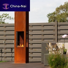 Bioethanol fireplace PRISM FIRE L built-inSingle-sidedgarden