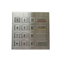 16-key keypad MKA-16N-V1panel-mountstainless steelIP65