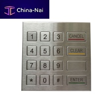 16-key keypad MKA-16N-V1panel-mountstainless steelIP65