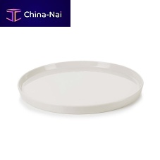 Flat plate ADELIEsouproundporcelain