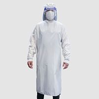Unisex surgical gown L1R01-23319polyesterwashablewhite