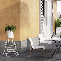 Iron flower pot VULCANOfree-standingother shapeshome